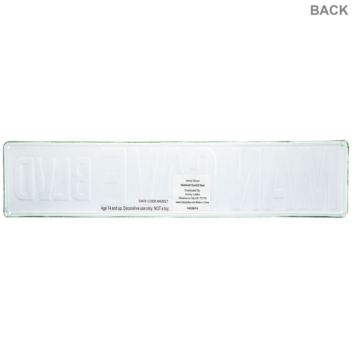 Man Cave Boulevard Metal Sign Hobby Lobby 1455674